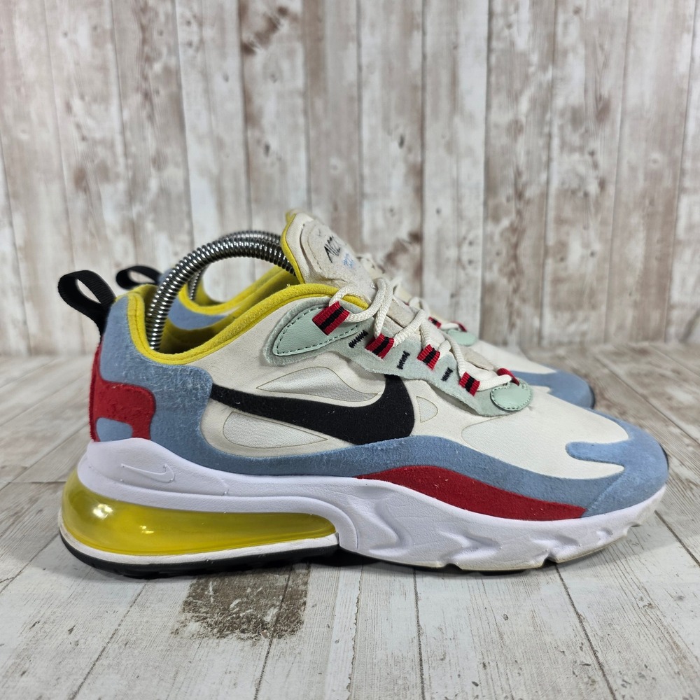 Nike Air Max 270 React Summit White Ghost‎ Aqua AT6174-002 Womens 8.5 Sneakers
